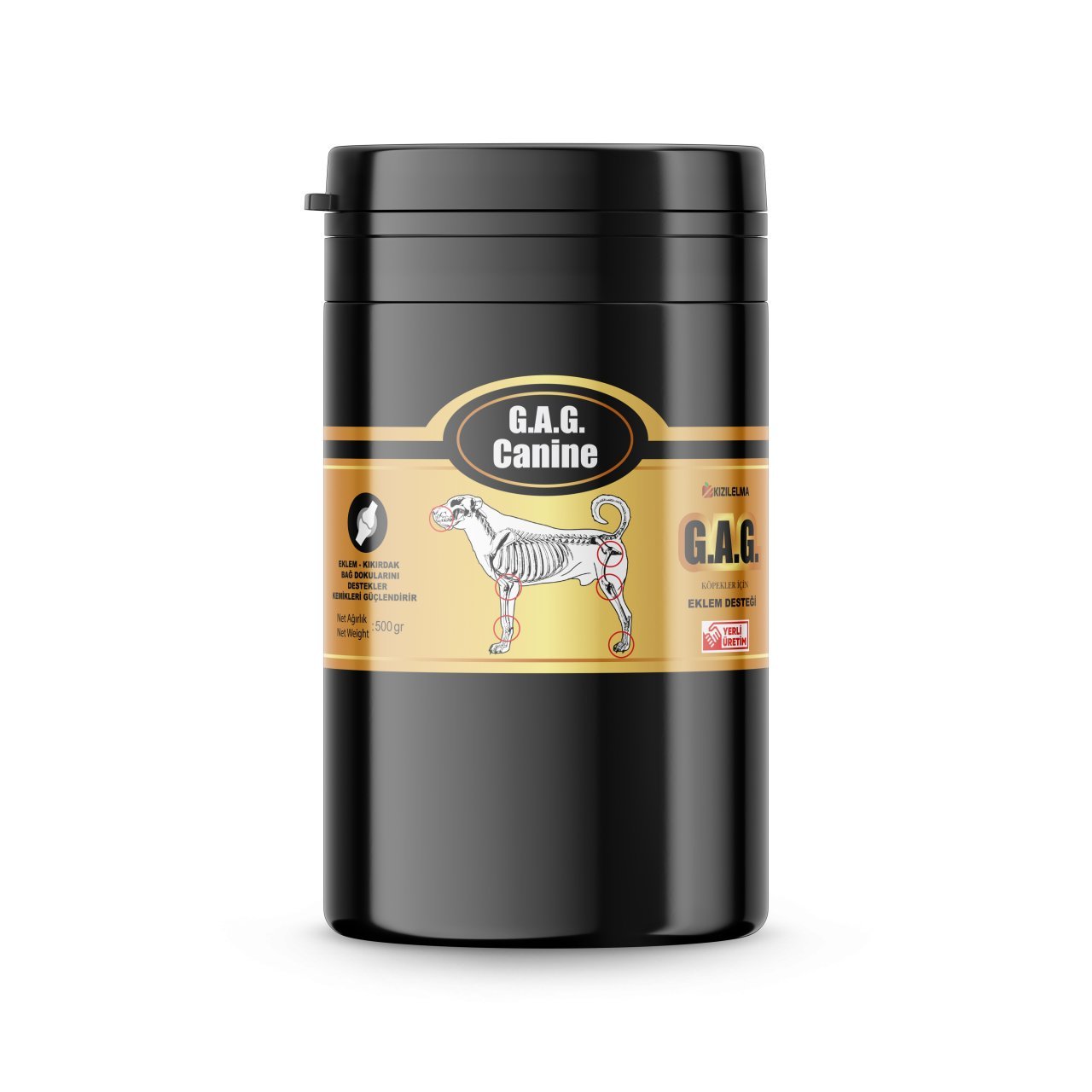 GAG Canine Eklem Desteği - Yeni Kilitli Kapak Net 500 Gr