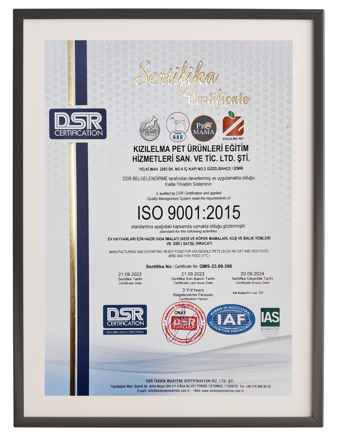ISO 9001 BELGE