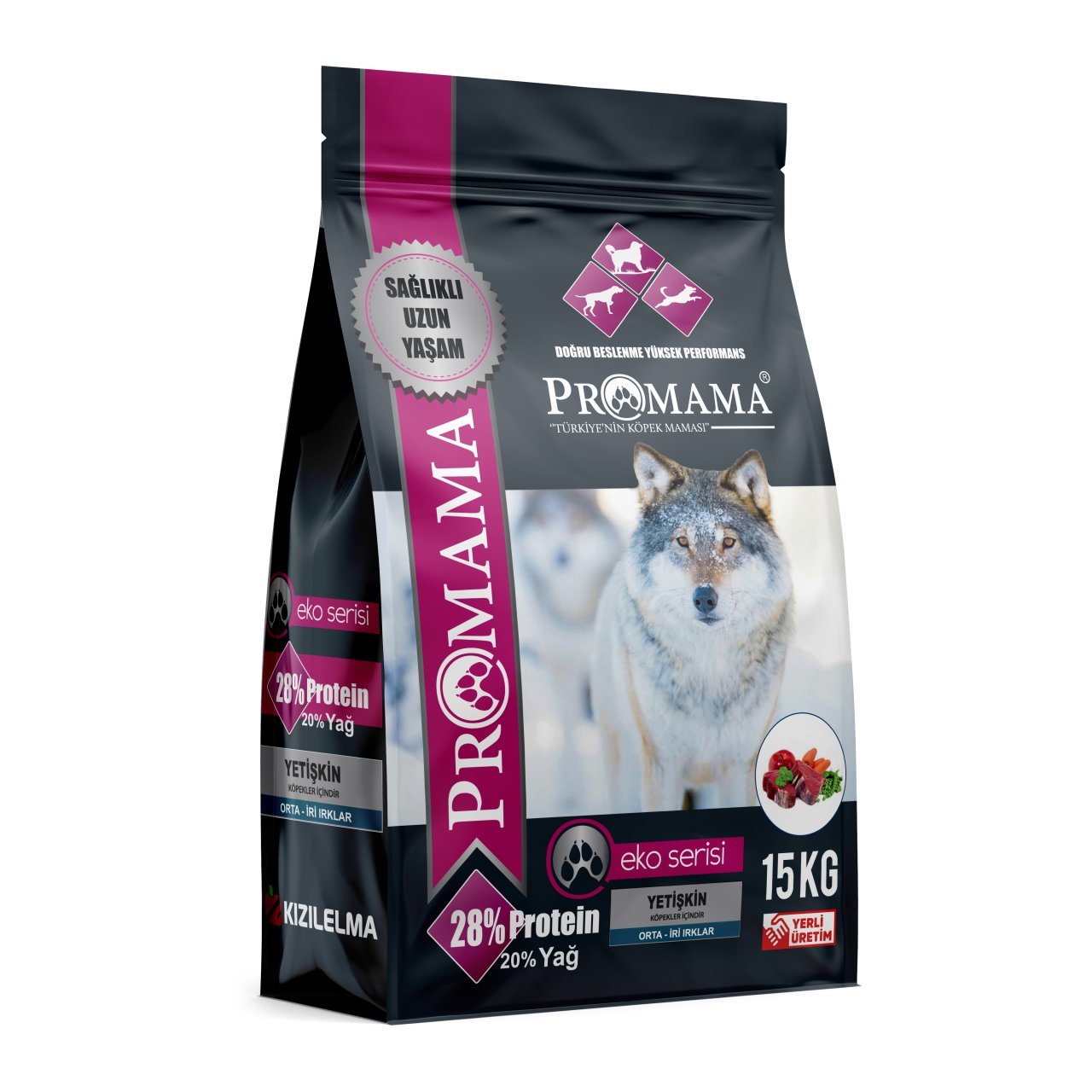 Promama Classic Yetişkin Kuzu Etli  Köpek Maması 15 KG