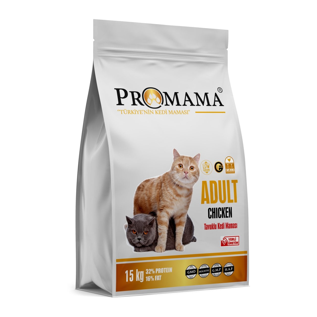 Promama Tavuklu Yetişkin Kedi Maması 15 KG