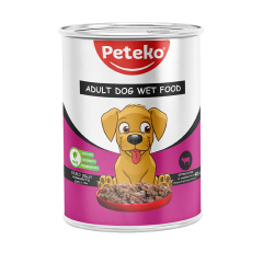 Yetişkin Biftekli Yaş Konserve Köpek Maması 400 GR 36'lı Koli