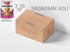 Yetişkin Biftekli Yaş Konserve Köpek Maması 400 GR 36'lı Koli