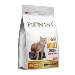 Promama Aç Bitir Tavuklu Yetişkin Kedi Maması 1.5 KGx4
